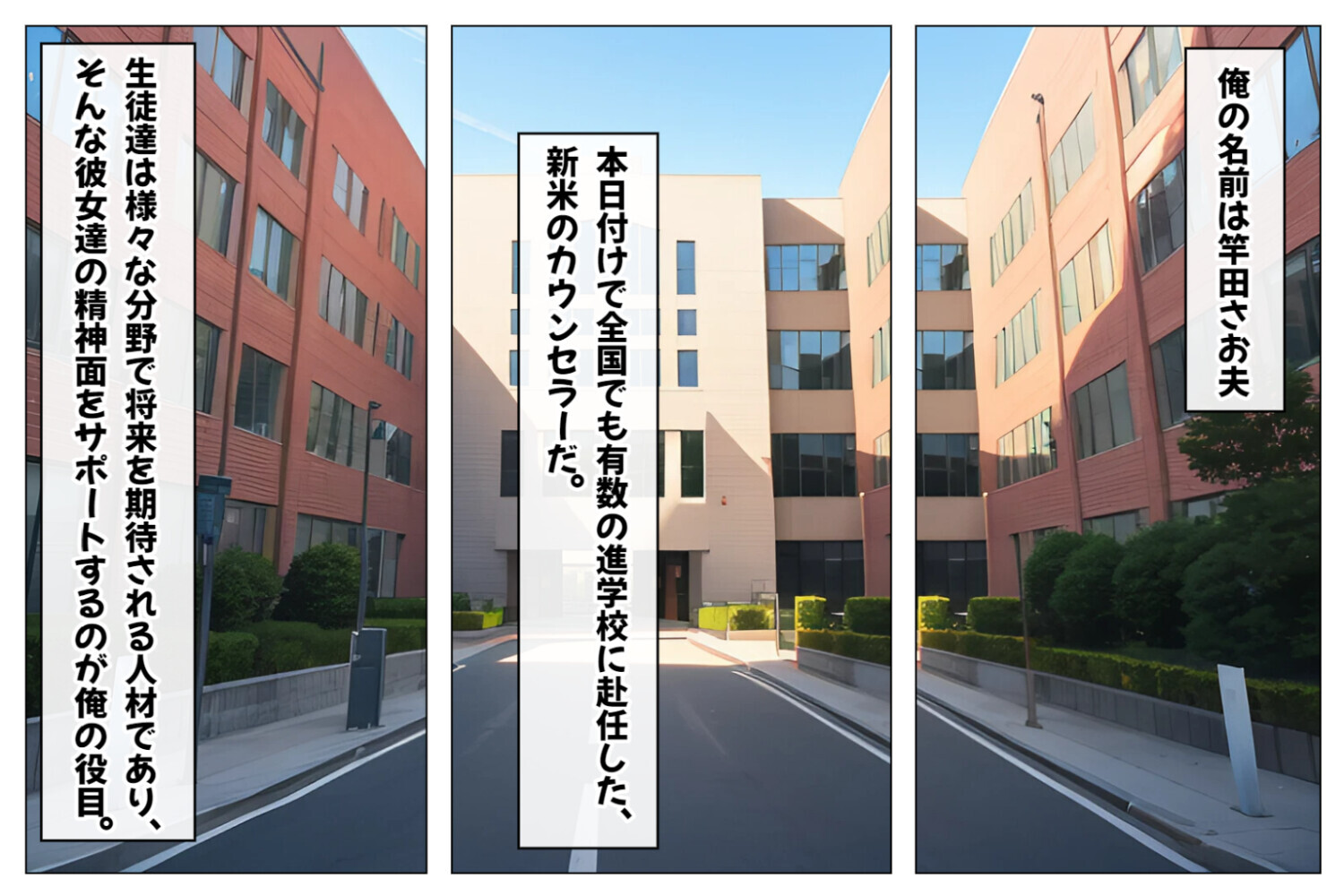 JKハーレム学園～ハメてもハメても終わらない女子校生だらけのハーレム中出し学園生活～【1ぺージ1コマのマンガ風完全ストーリー】