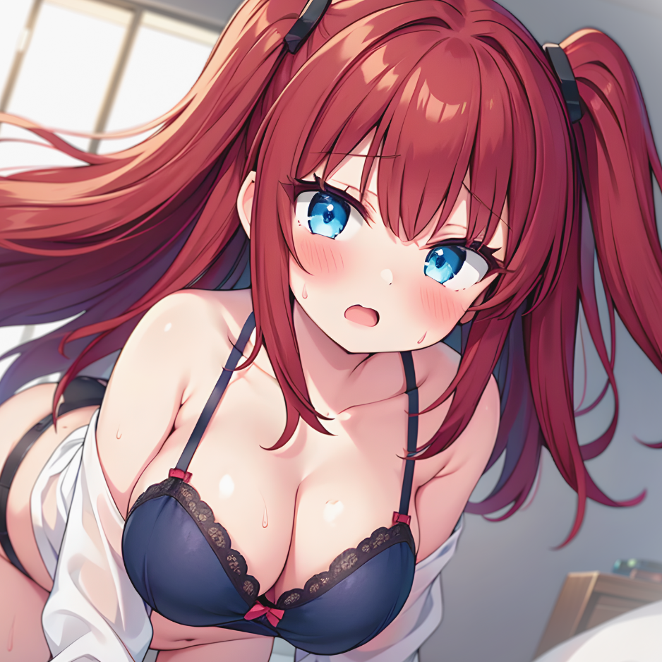 【KU100】ツンデレ彼女とムレムレの部屋で密着フェラ
