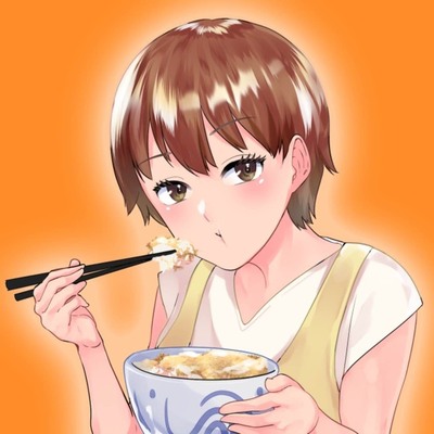 元気な彼女といつもの食卓、かつ丼編サンプル