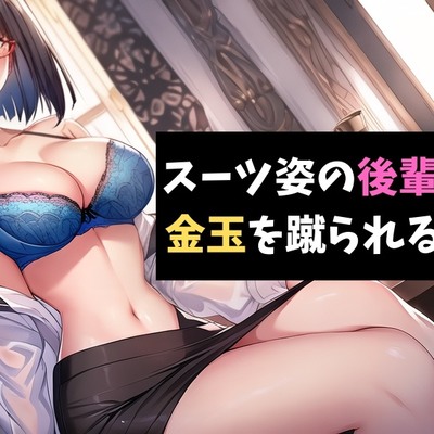 スーツ姿の後輩女子に金玉を蹴られるボイス 園芸部の後輩に精液を搾り取られるボイス　体験版