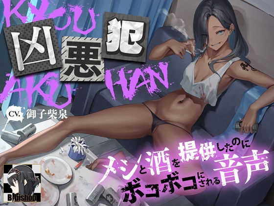 凶悪犯　メシと酒を提供したのにボコボコにされる音声