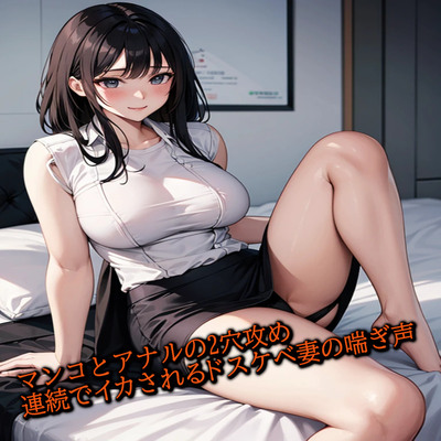 マンコとアナルの2穴攻めで連続でイカされてしまうドスケベ妻の喘ぎ声 サンプル