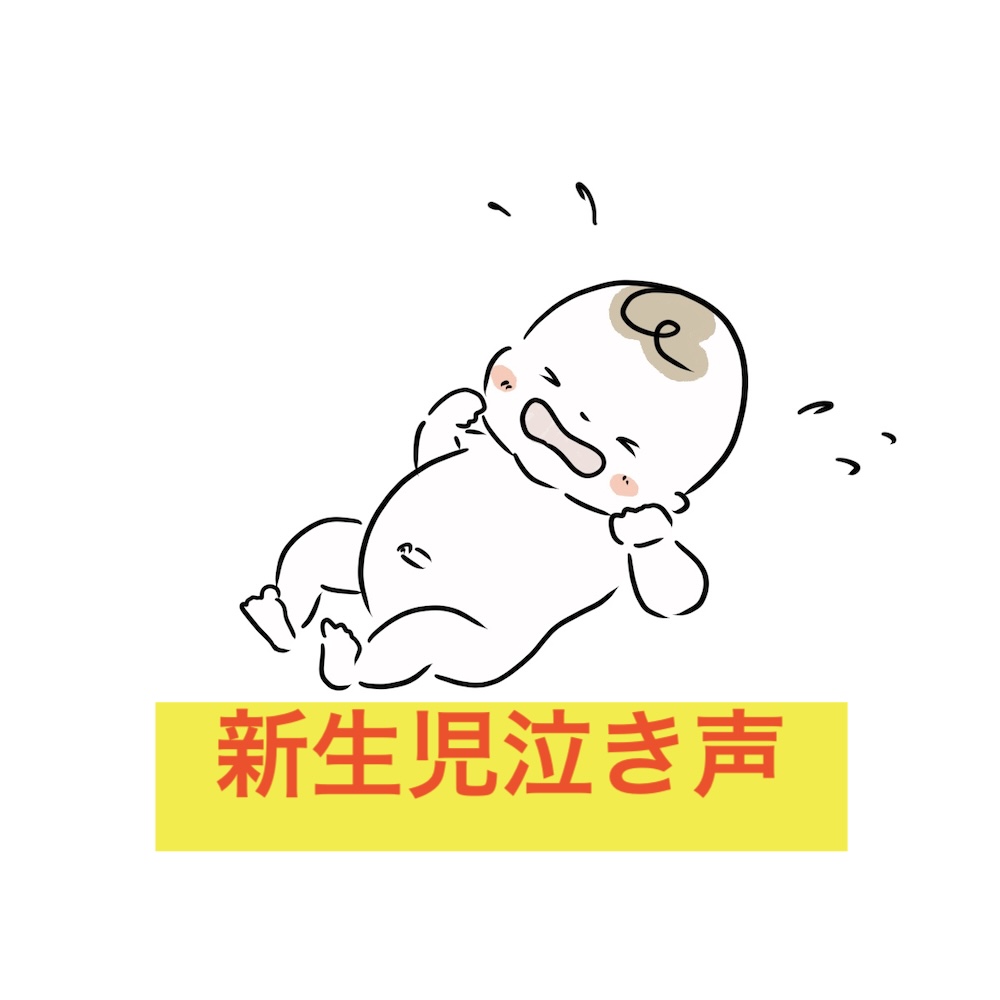 新生児の泣き声・生録音