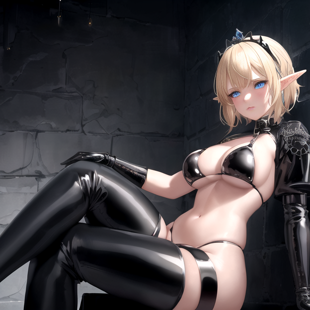 エルフの国の心優しき王女様～夜はSMプレイで女王様になる訓練をしているようです～【巨乳/ファンタジー/エロASMR】