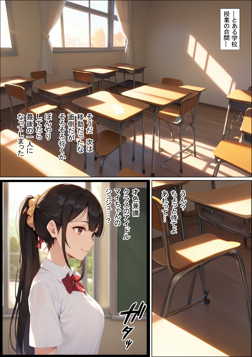 見抜きを迫る金髪ギャル