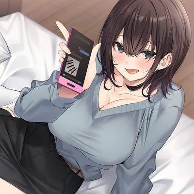 エッチな自撮りをあげてる裏垢女子にチン凸したら隣に住んでいる人妻だった