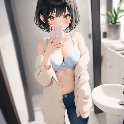 公衆トイレでオナニー 18歳 JD