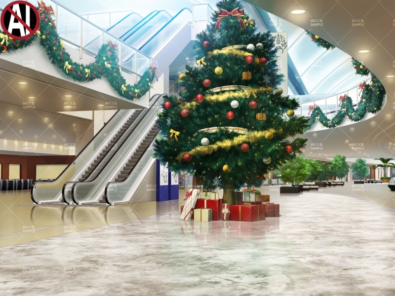 みにくる背景CG素材集『クリスマス特別版』part03