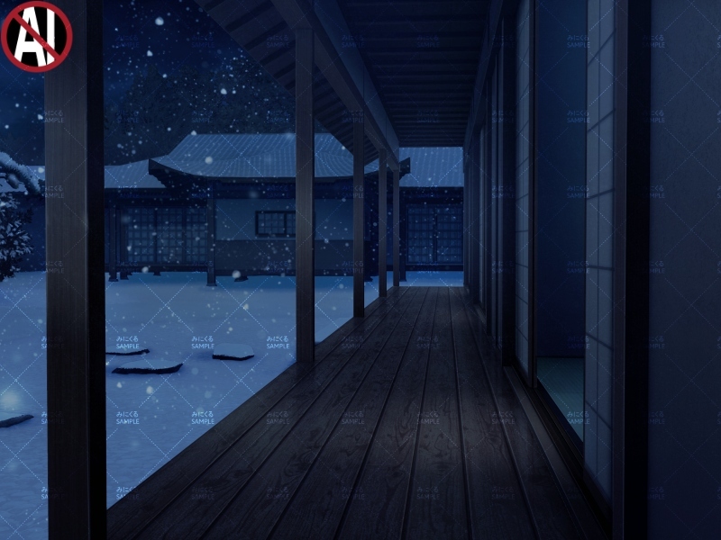 みにくる背景CG素材集『江戸編』part01(冬Boost)