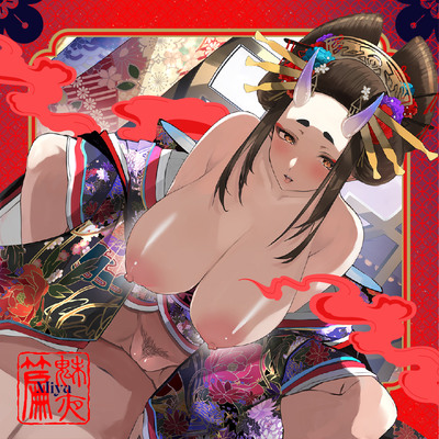 遊郭鬼譚 魅夜編 ～囁きと嘘あえぎでもてなされる鬼の遊女との一夜～