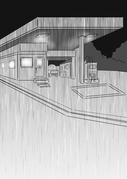 雨の夜勤