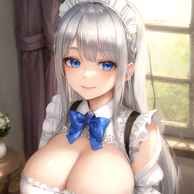 甘えん坊な銀髪巨乳メイドは幼馴染の旦那様に愛されたい～ゼロ距離密着添い寝でこっそりラブ堕ち性活～【バイノーラル/中出し/ラブラブ】