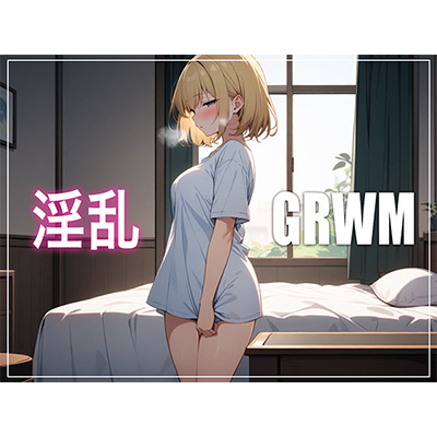 【連続絶頂】博多弁の金髪美女OLが推しのライブ観戦前にGRWM(準備の様子)を収録していたはずなのに…気づいたら鏡の前でおっぱいを触っていました