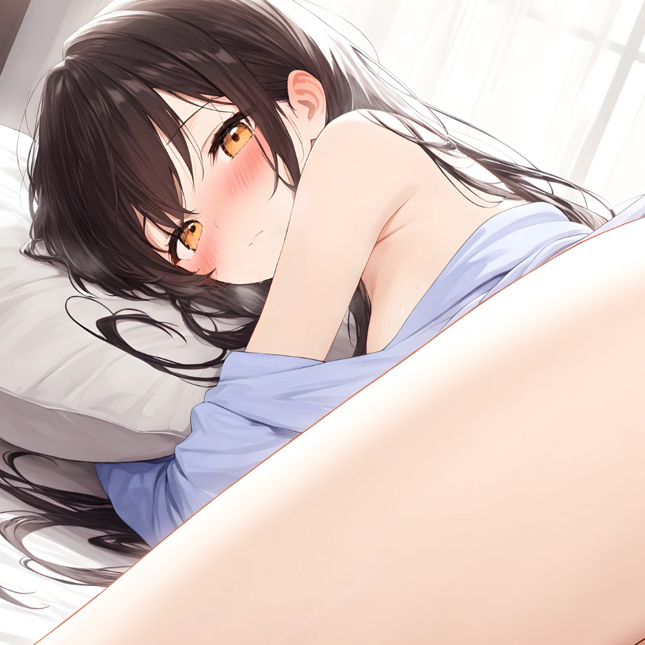 クールなダウナー系彼女に搾り取られる【KU100】