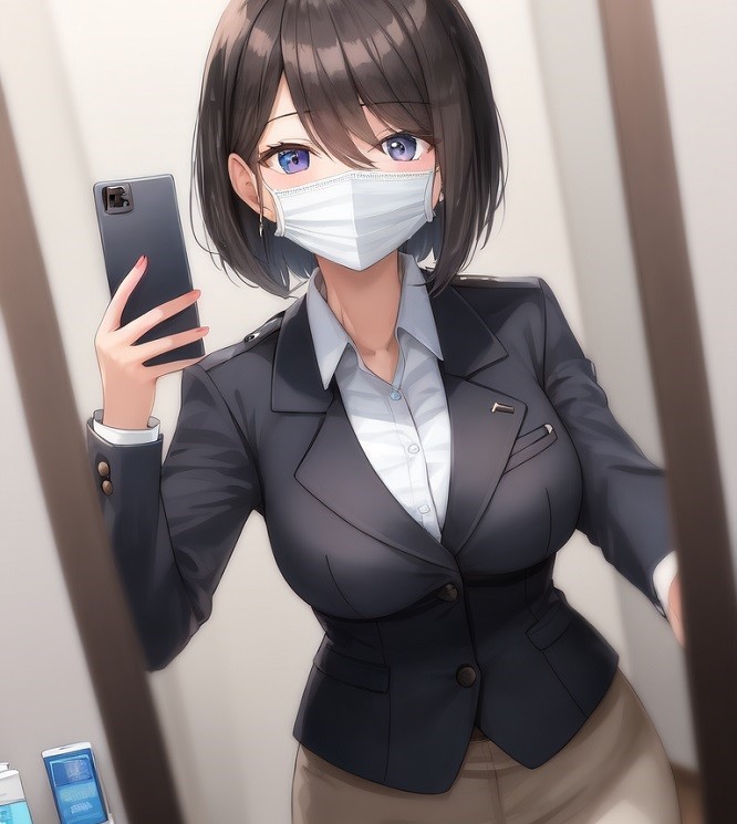 公衆トイレでディルドオナニー　25歳　OL