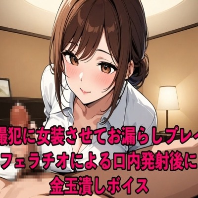 【去勢プログラム】盗撮犯に女装させてお漏らしプレイとフェラチオによる口内発射後に金玉潰しボイス【お姉さん/SM】