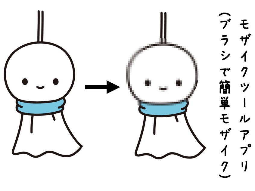 モザイクツールアプリ
