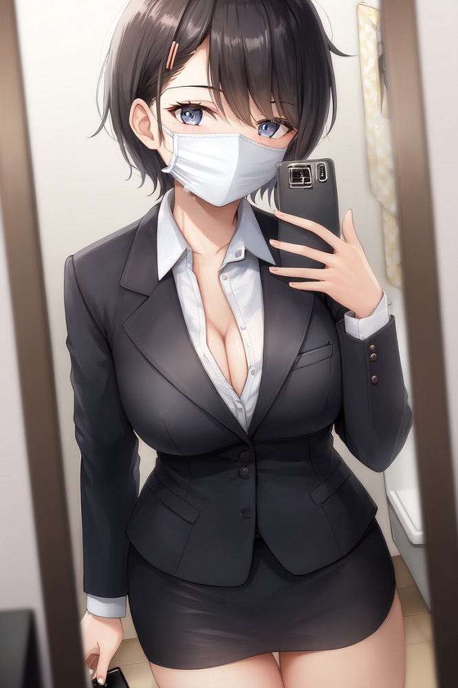 公衆トイレでオナニー　24歳　主婦