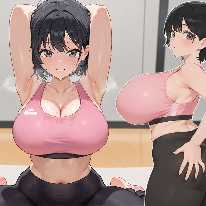 【NTR】若妻ぴちぴちレギンスのヨガインストラクターに俺が本物の腰振りを教えてやる【アナル/背徳】