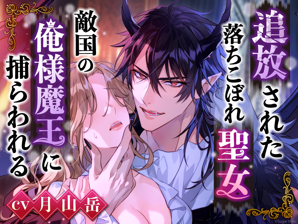 【無理矢理魔力増幅セックス】追放された落ちこぼれ聖女、敵国の俺様魔王に捕らわれる