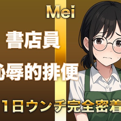 恥ずかしがり書店員のトイレに1日密着!「こんなの恥ずかしすぎる」と言いながら豪快に音を聴かせてくれます。普段は聞けない下品な排泄音をお楽しみください