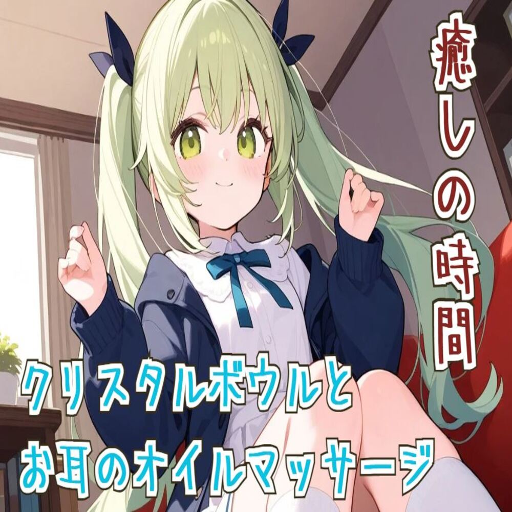 【ASМR/睡眠導入】癒しの時間クリスタルボウルとお耳のオイルマッサージ【リラックス】