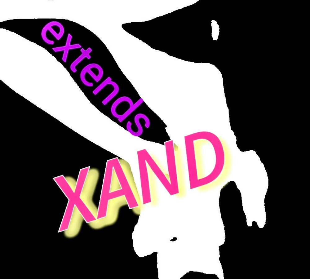 エクサンド(extends)