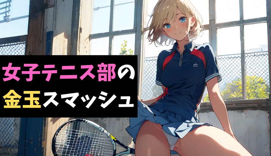 女子テニス部の金玉スマッシュ～地獄の部活体験～