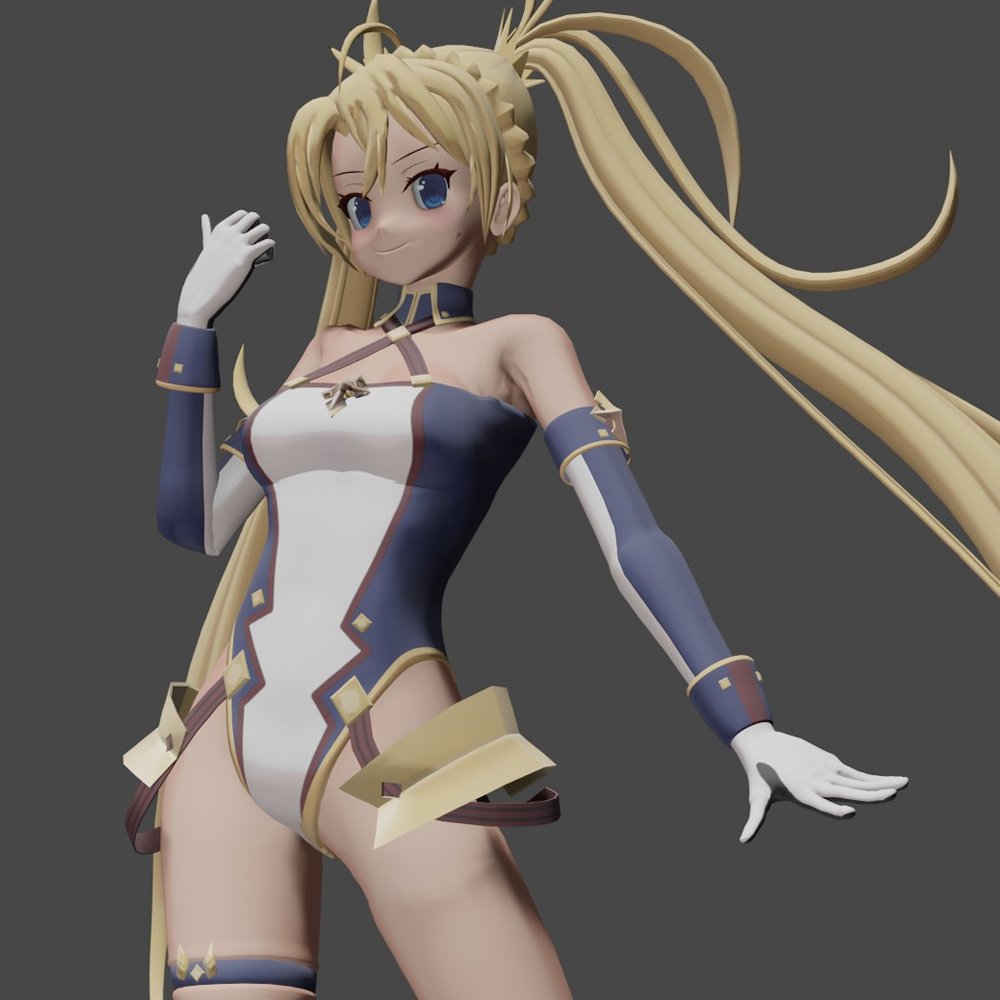 F〇O ブラダマ〇テ(ランサー) MMD用3Dモデルデータ　サンプルムービー