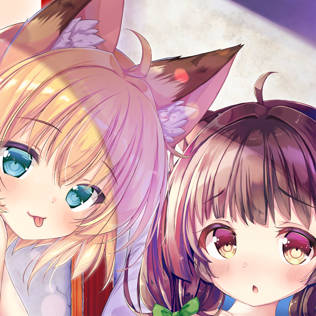 だぁいすきなキミに膣内射精をしてほしい ねえさん狐と甘え子狸