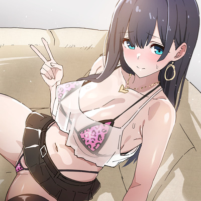 おっとり系の後輩清楚彼女にあなたがお願いしなきゃ絶対しない格好をさせてイチャラブする話