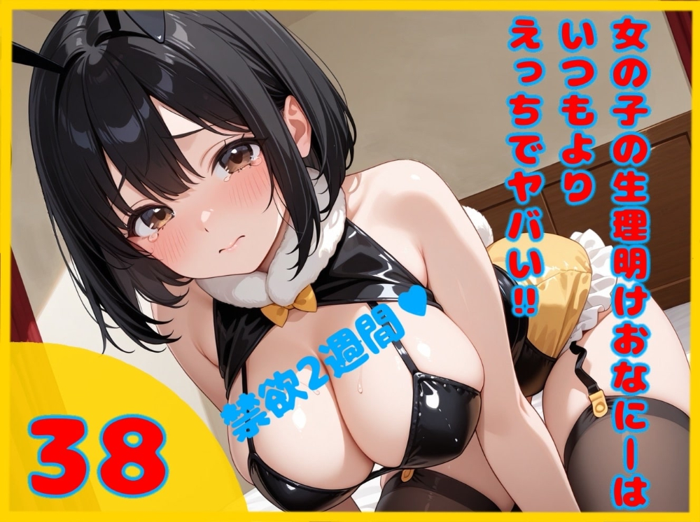 【実録‼禁欲2週間からの限界エクスタシー解放✨】女の子の生理明けおなにーはいつもよりえっちでヤバイ!!　✨３８✨
