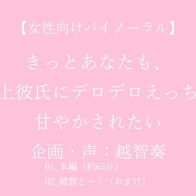 【女性向けバイノーラル】きっとあなたも、年上彼氏にデロデロえっちで甘やかされたい【KU100】