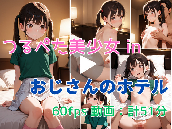 つるぺた美少女 in おじさんのホテル