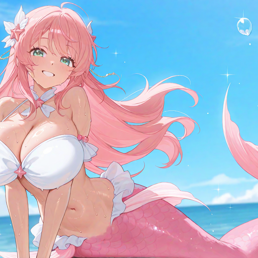 【KU100/1時間】爆乳人魚のお姉ちゃんは僕のママ～でも僕の女にしたいので、処女おまんこを頂いちゃいます～【おねショタ/ファンタジー】