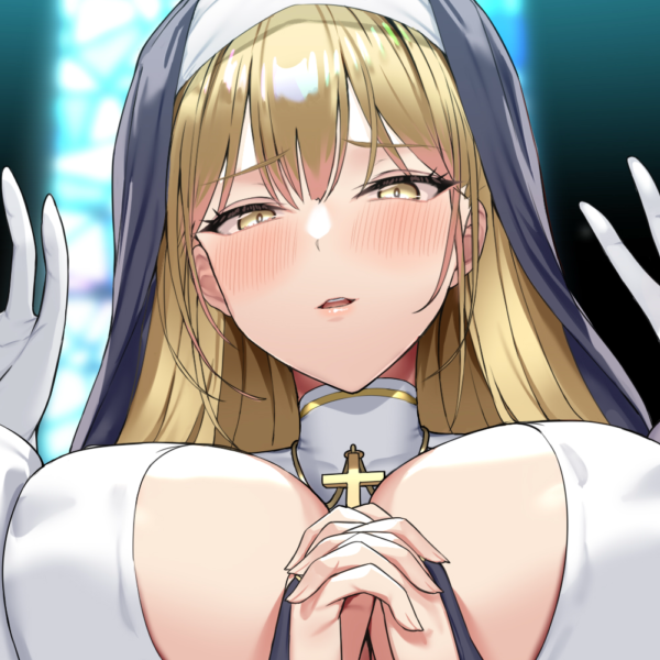 爆乳ムチムチドスケベ聖女×3の日替わりお〇んこ懺悔室