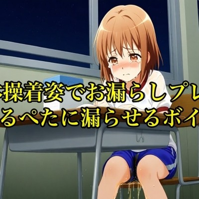 【完全お漏らし体験型】体操着でおしっこを着衣状態で「シ〜シ〜シ〜」と言われながら漏らすまで責められ続けるボイス【失禁/つるぺた/着衣】  