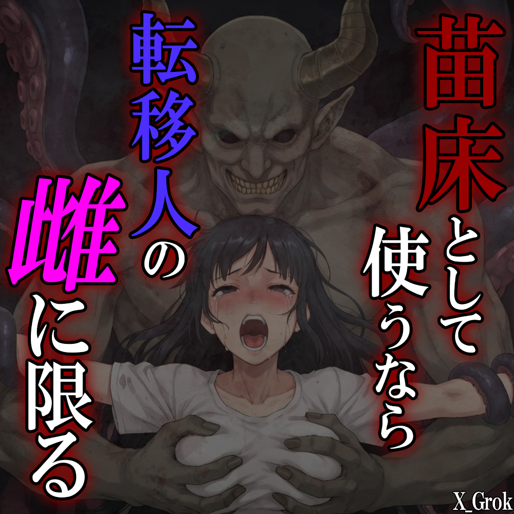 苗床として使うなら、転移人の雌に限る ～異世界召喚された君は触手魔人の触手責めに堕とされる～