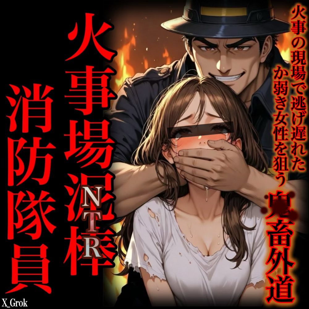 火事場泥棒消防士 ～逃げ遅れたか弱き女性を喰い漁る卑劣漢～