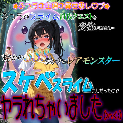 ふつうのスライム討伐クエストを受注してみたら、まさかのSSSランクのレアモンスター「スケベスライム」さんだったので、ヤラれちゃいました。
