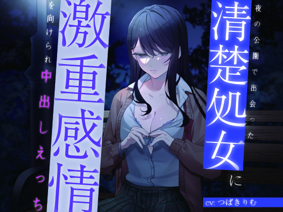 夜の公園で出会った清楚処女に激重感情を向けられ中出しえっち