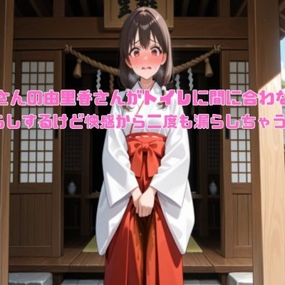 【新春おもらし企画】巫女さんの由里香さんがトイレに間に合わなくてお漏らしするけど快感から二度も漏らしちゃう音声【着衣/お姉さん】