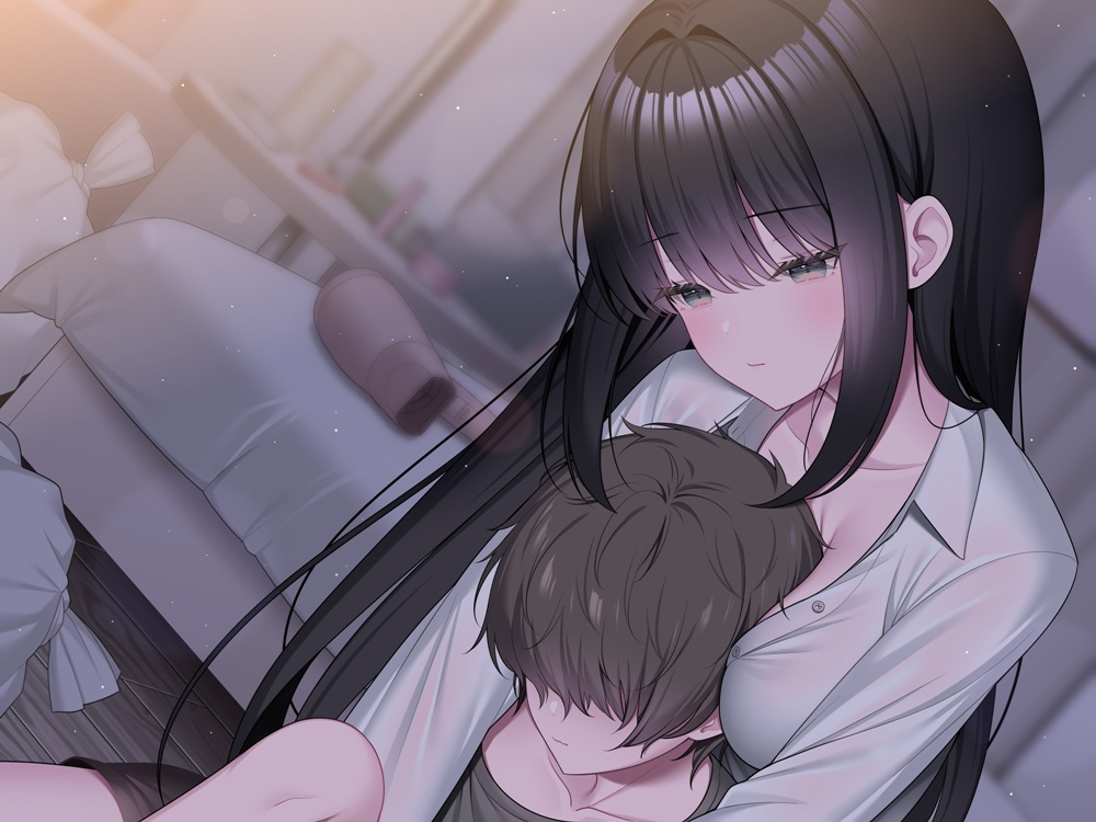 ここに住みたければ私と添い寝してください -添い寝&amp;耳舐め音声-【本編2時間20分 退廃的な癒し・安眠R-15作品】
