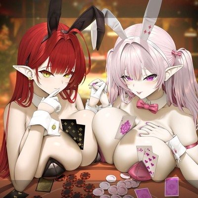 【シコらせ語り&心情代弁特化】サキュバスバニーのレベルドレインオナサポカジノ　体験版