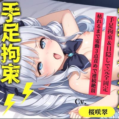 【62分収録✨】【目隠しx手足拘束x電動ピストン責め】完全拘束!! 3点責め!!何度逝っても終わらない無限の快楽地獄耐久オナニーで連続絶頂おもらしアクメ✨【桜咲翠】