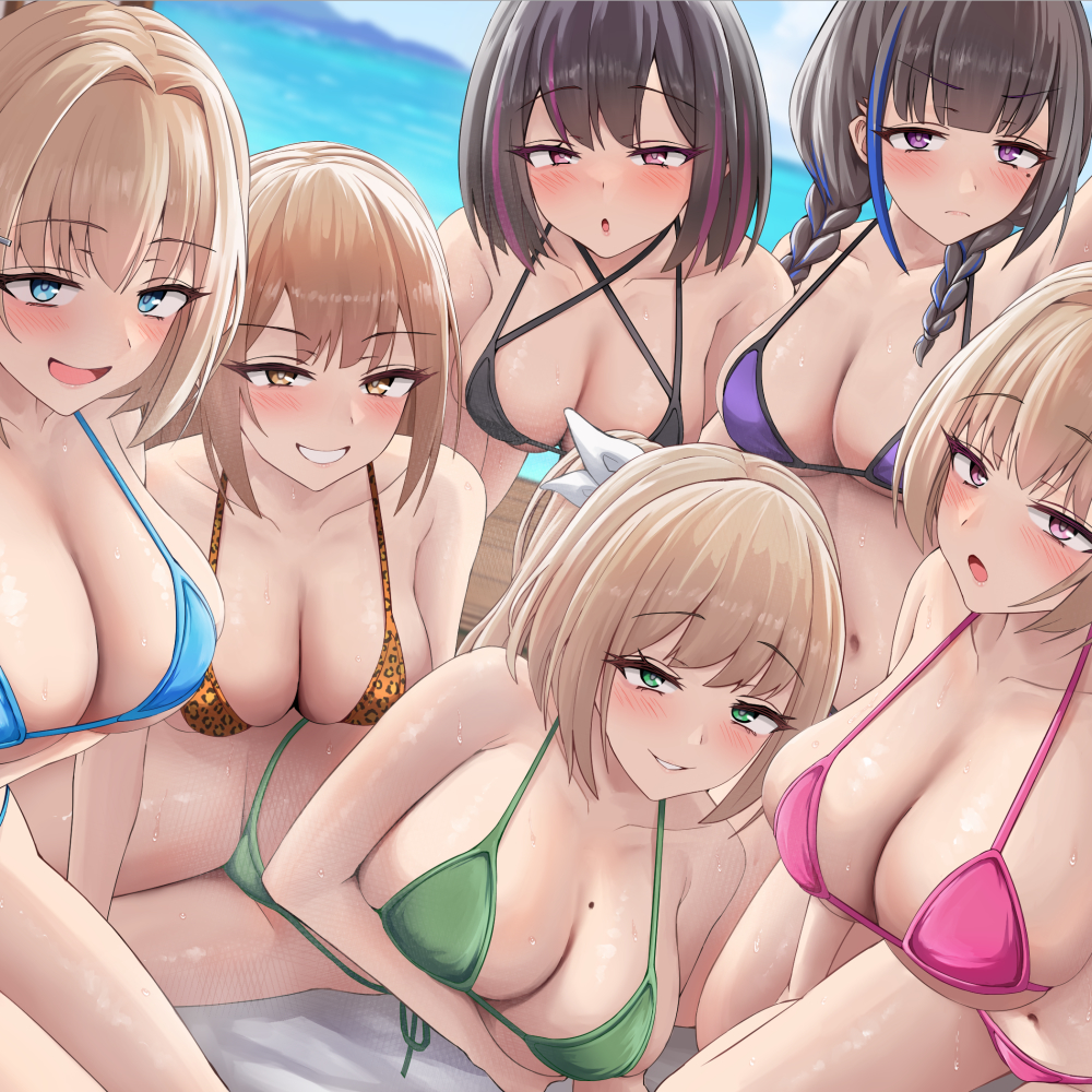 【4時間超×特大7Pハーレム！】ゆるオホアイランド【全編ゆるオホ】