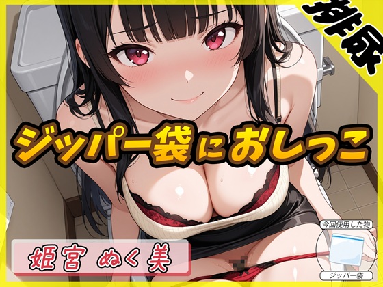 【排尿音】オナニスト＆オナニージャンキーの同人声優 姫宮ぬく美「ジッパー袋におしっこ」【姫宮ぬく美】