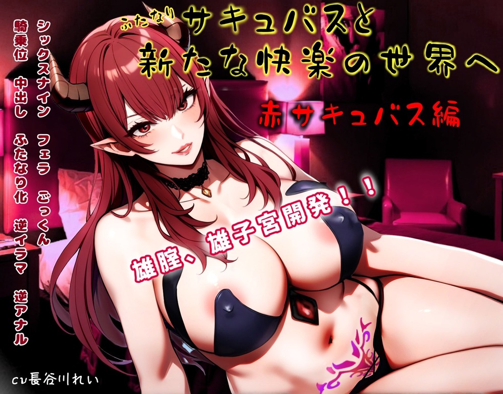 ふたなりサキュバスと新たな快楽の世界へ～赤サキュバス編～