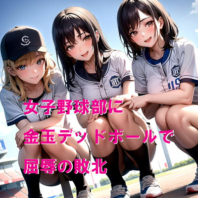 女子野球部に金玉デッドボールで屈辱の敗北