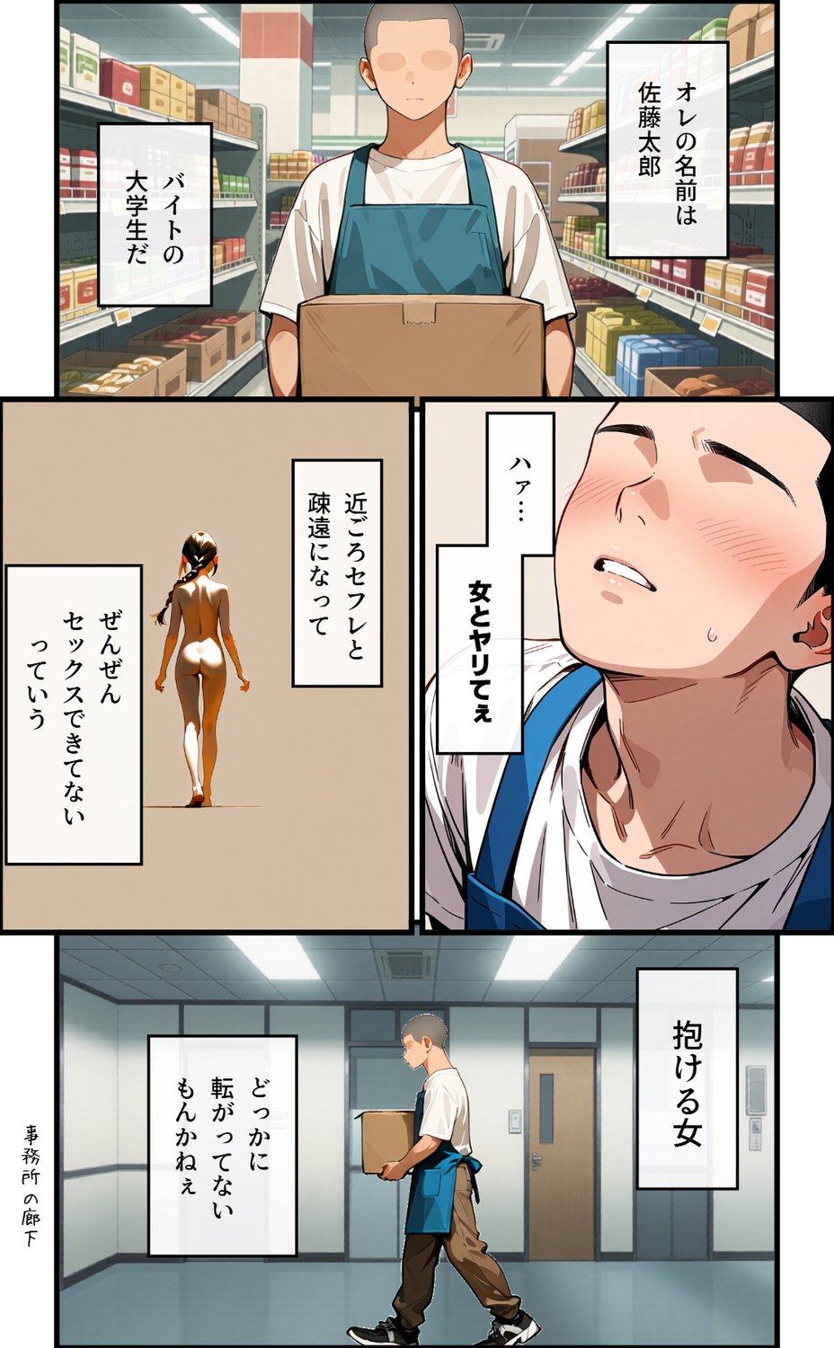 【体験版】バ先の人妻〜巨乳メガネを寝取ってみた